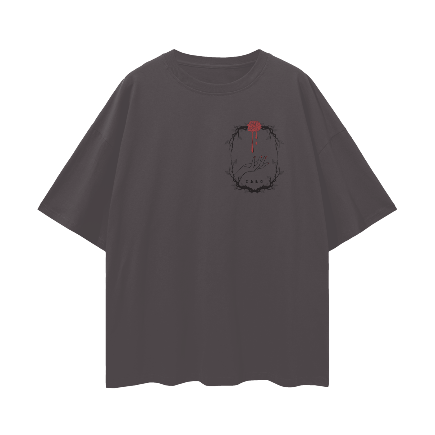 Oversize Deep Drop Shoulder Tee - 190 GSM