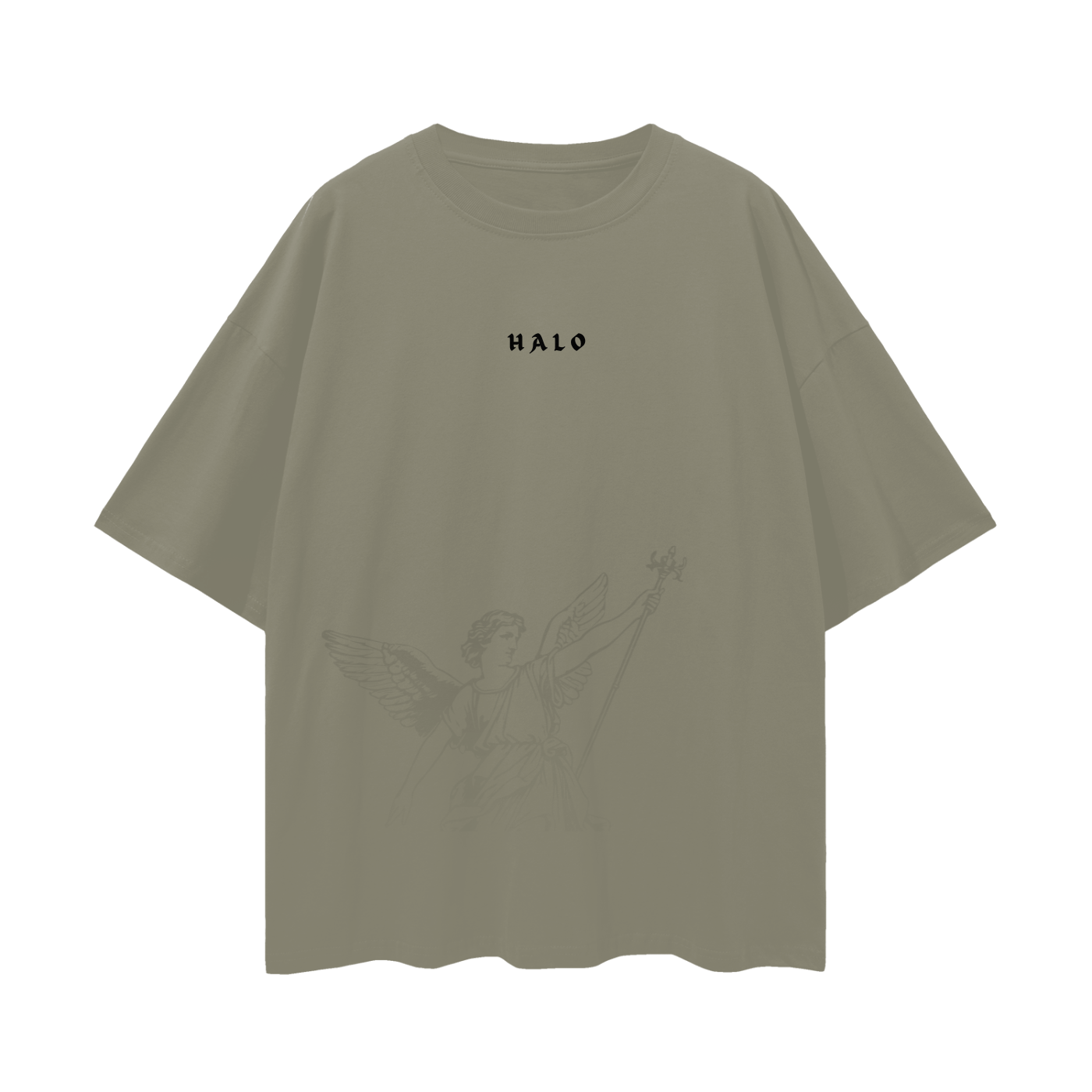 Oversize Deep Drop Shoulder Tee - 190 GSM